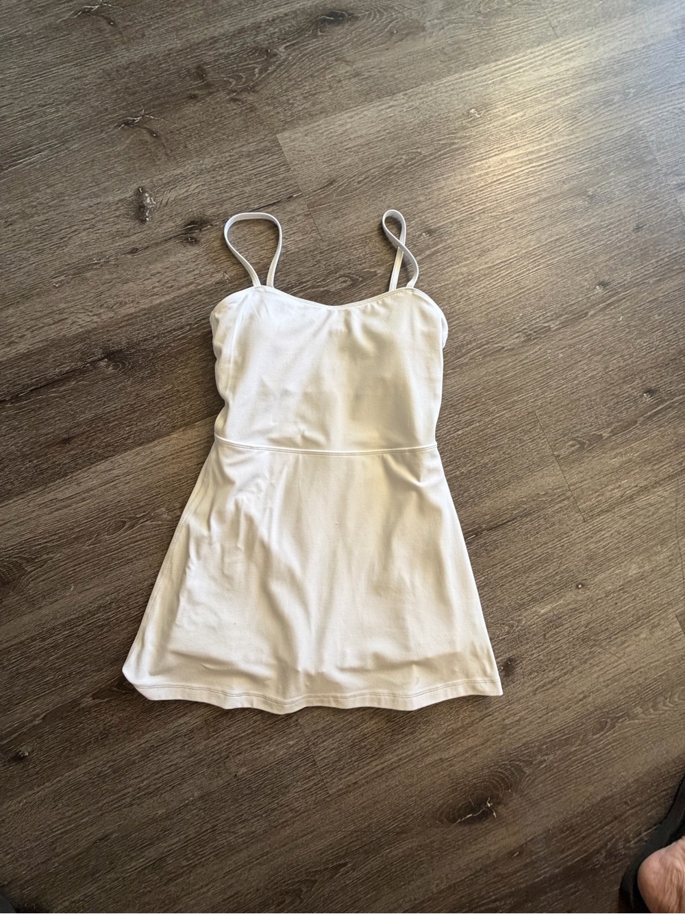 Aritzia GOLDEN White Scoop Neck Top